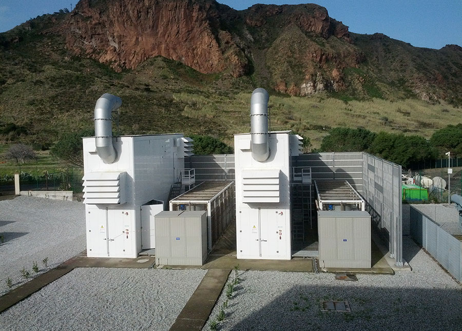 Centrale su isola di Vulcano - Elettrificazione isole Eolie - EUROGEN POWER