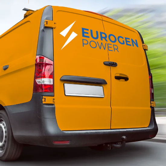 furgone-quadrato Custom generating sets manufacturing - EUROGEN POWER - Power generation plant support